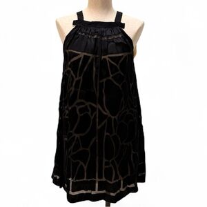 Max Studio Special Edition Black Silk Blend Dress